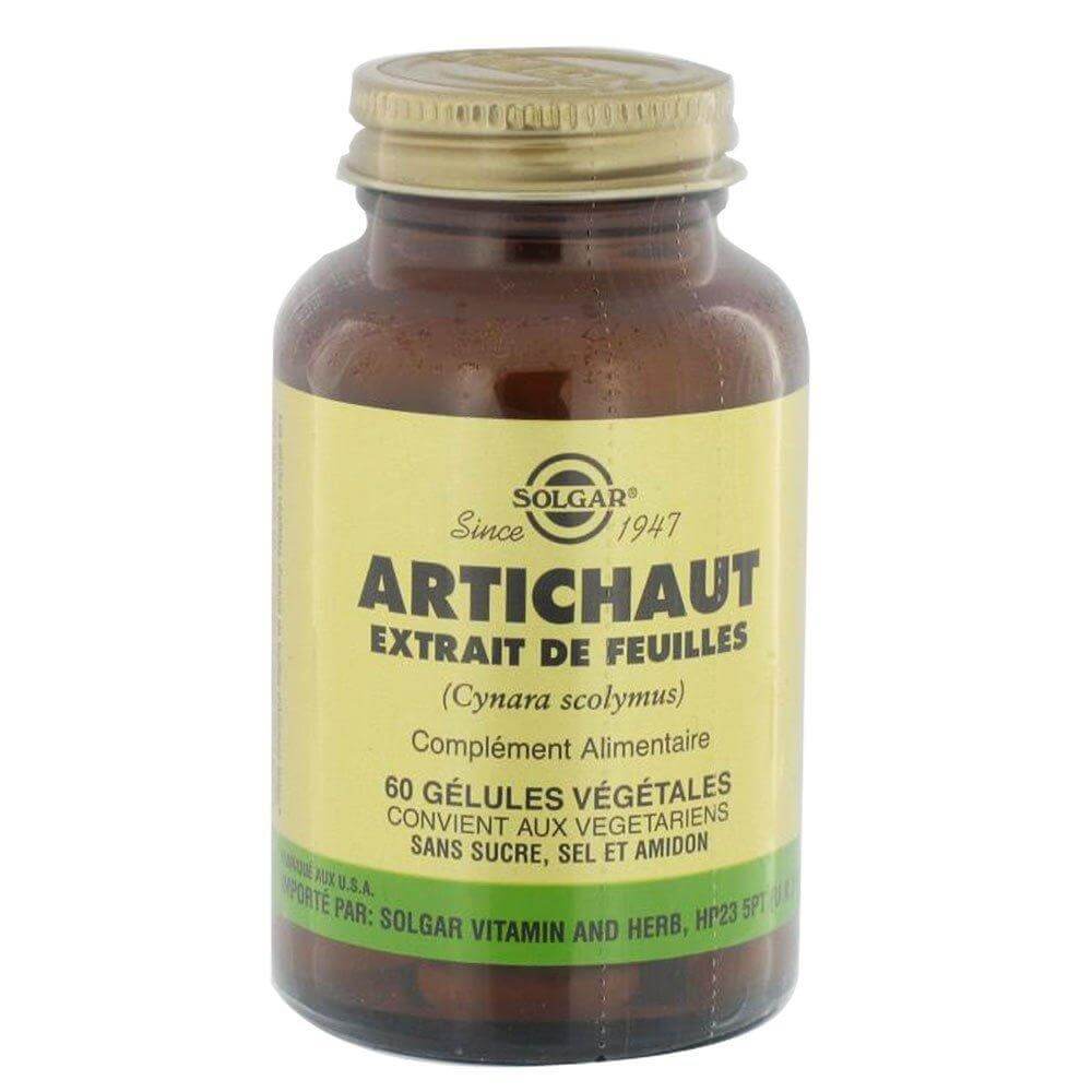 Solgar Artichoke Leaf Extract Συμπλήρωμα Διατροφής για την Ομαλή Λειτουργία του Ήπατος 60veg.caps