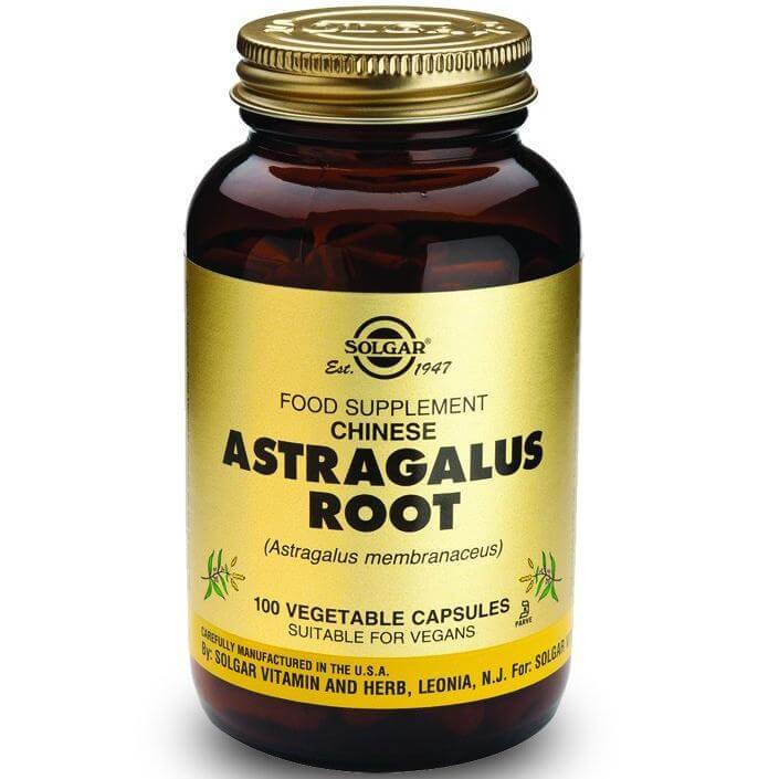 Solgar Astragalus Root Συμπλήρωμα Διατροφής για την Ενίσχυση του Ανοσοποιητικού Συστήματος 100veg.caps