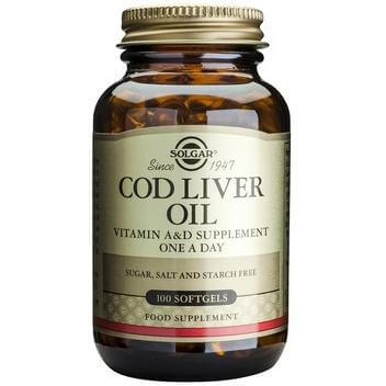 Solgar Norwegian Cod Liver Oil 100softgels