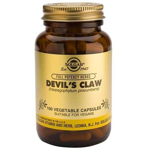 Solgar Devil’s Claw Συμπλήρωμα Διατροφής Χρήσιμο σε Περιπτώσεις Γενικών Ρευματισμών 100veg.caps