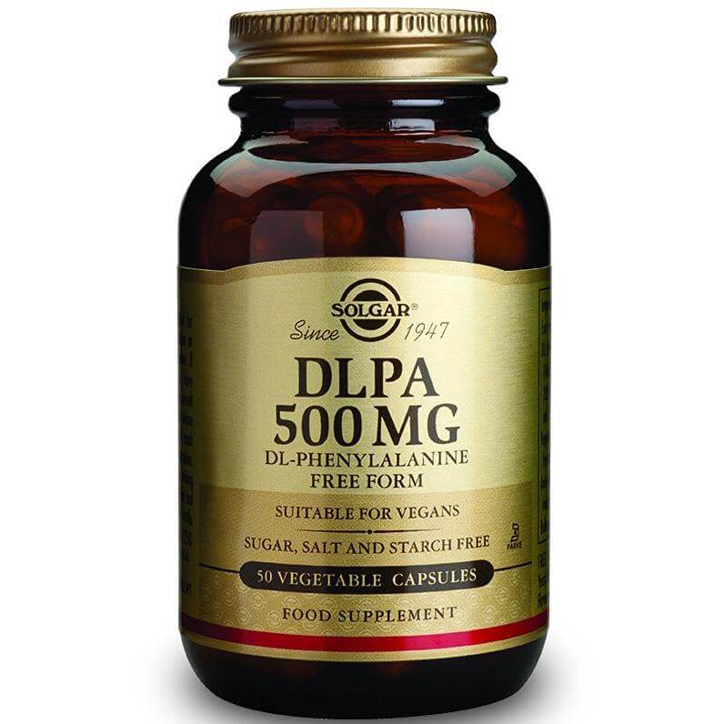 Solgar DLPA 500mg Συμπλήρωμα Διατροφής Κατάλληλο για Ασθένειες με Χρόνιους Πόνους,Παρέχει Αντικαταθλιπτικές Ιδιότητες 50veg.caps