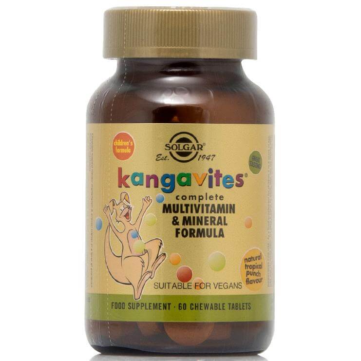 Solgar Kangavites Multivitamin & Mineral Formula 60 tablets – TROPICAL