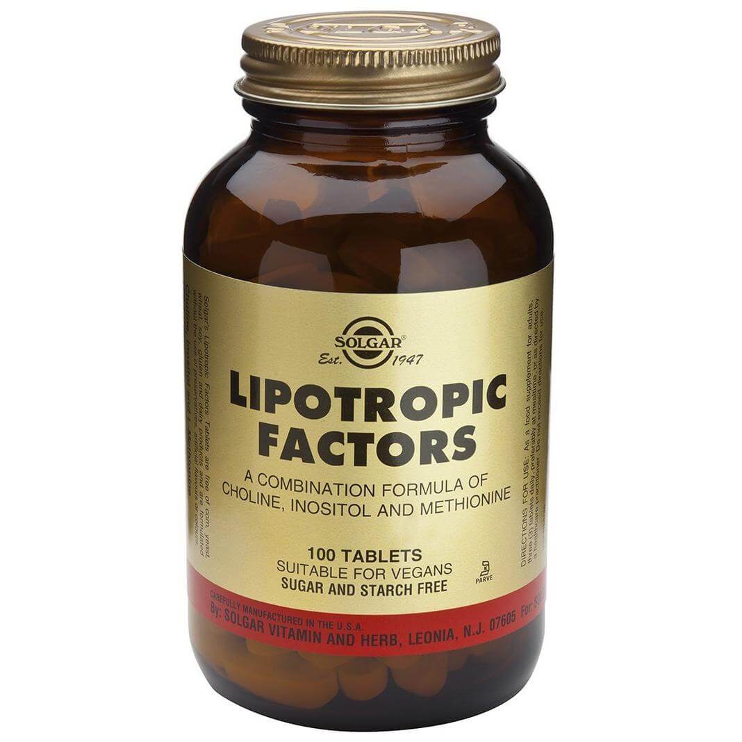 Solgar Lipotropic Factors Συμπλήρωμα Διατροφής που Συμβάλει στην Απομάκρυνση του Συσσσωρευμένου Λίπους απο το Ήπαρ tablets – 50 tabs