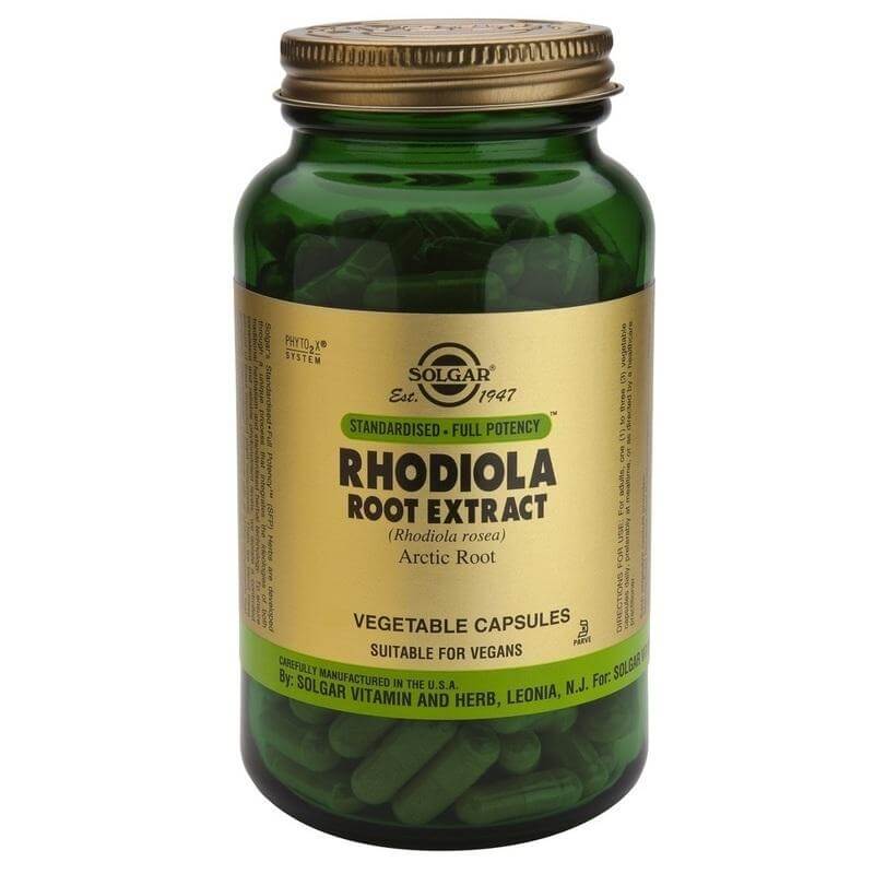 Solgar Sfp Rhodiola Root Extract Συμπλήρωμα Διατροφής Ενισχύει την Πνευματική Διαύγεια & τη Νοητική Λειτουργία 60veg.caps