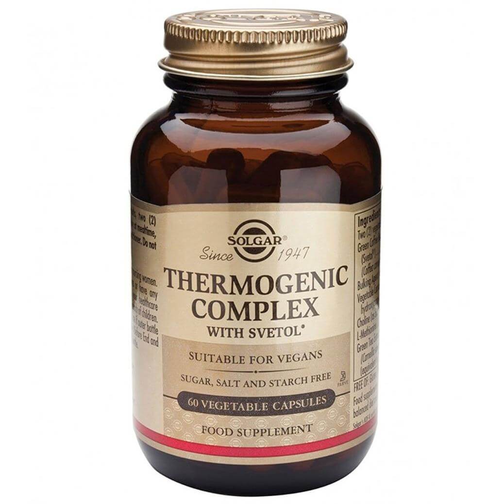 Solgar Thermogenic Complex with Svetol Συμπλήρωμα Διατροφής για τη Ρύθμιση του Μεταβολισμού 60veg.caps