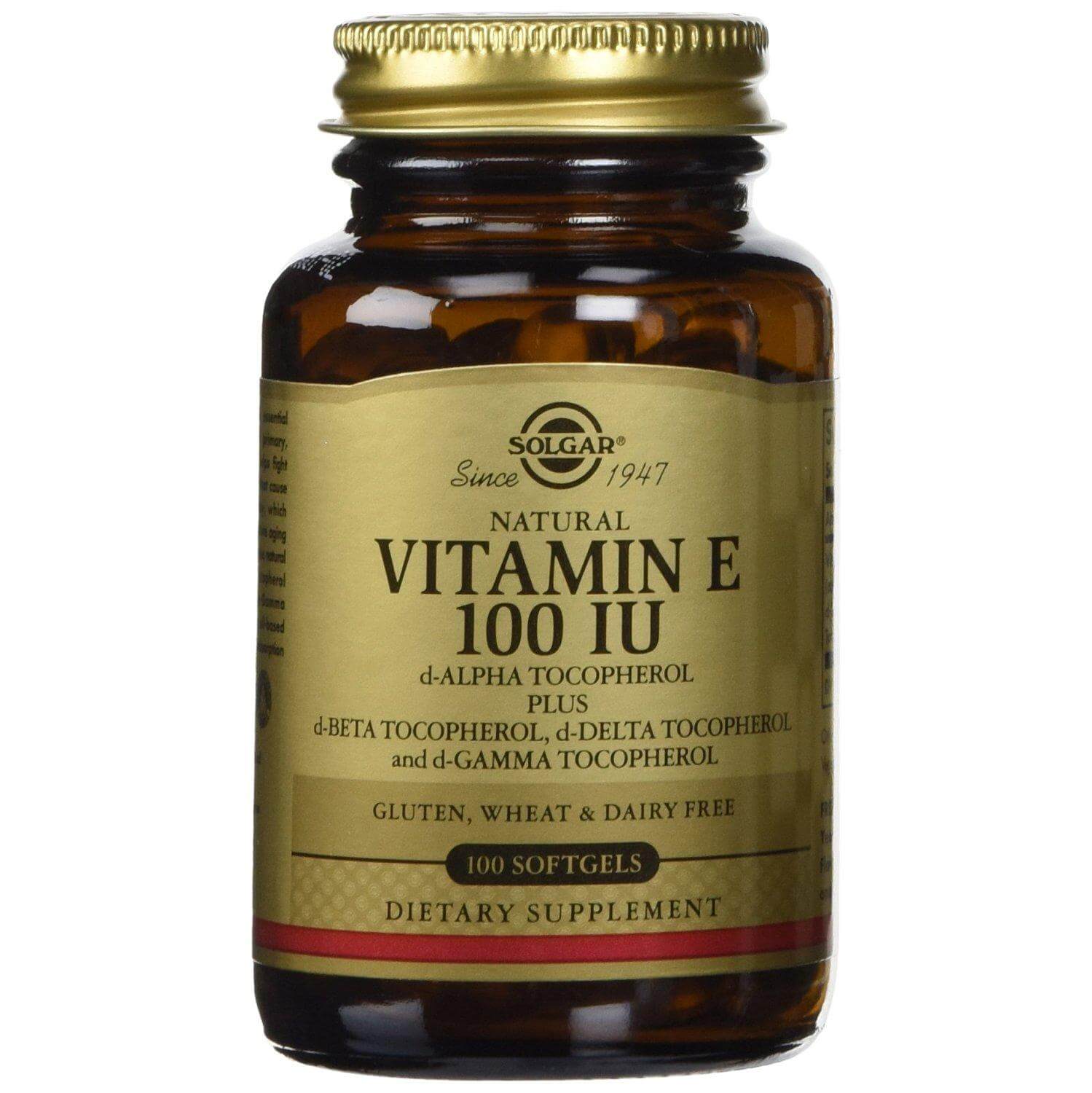 Solgar Vitamin E Συμπλήρωμα Διατροφής Φυσικής Πηγής Βιταμίνη Ε Πλούσια σε Αντιοξειδωτικά Natural softgels – 268mg 400iu 250s
