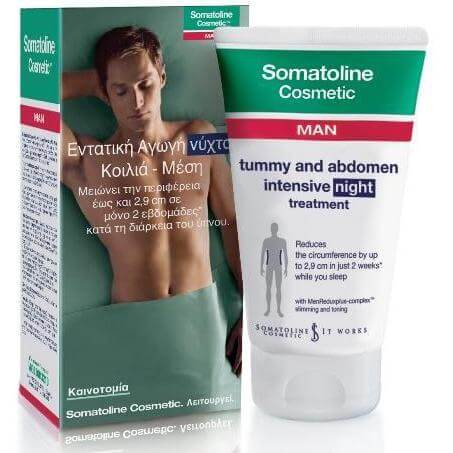 Somatoline Cosmetic Man 7 Νύχτες, Αγωγή Αντιμετώπισης για τον Άνδρα του Τοπικού Λίπους σε Κοιλιά – Μέση 150ml