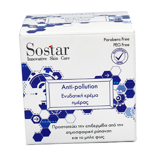 Sostar Anti-pollution Ενυδατική Κρέμα Ημέρας 50ml