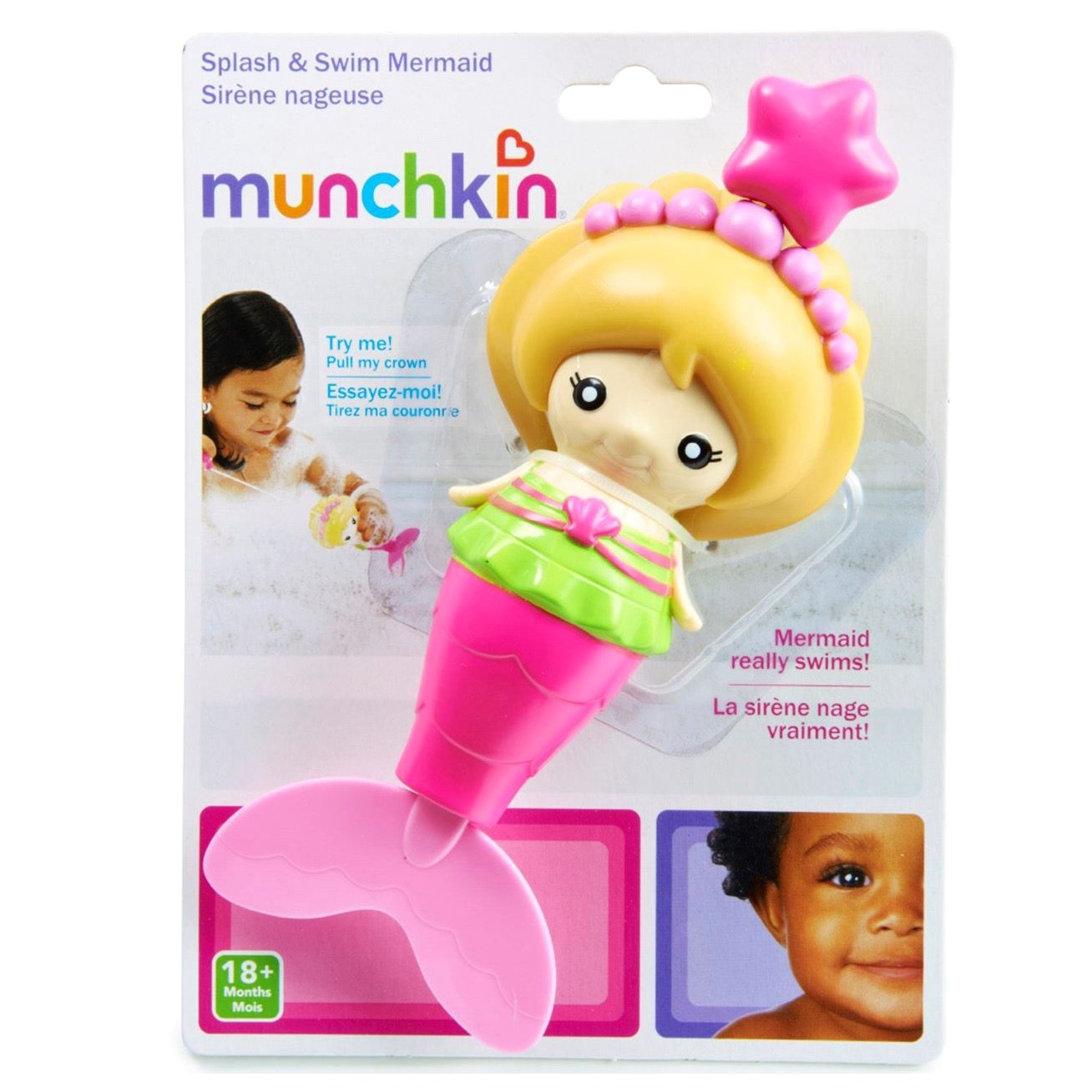 Munchkin Splash Along Mermailds Γοργόνα Παιχνίδι Για Το Μπάνιο Για Παιδιά 18m+