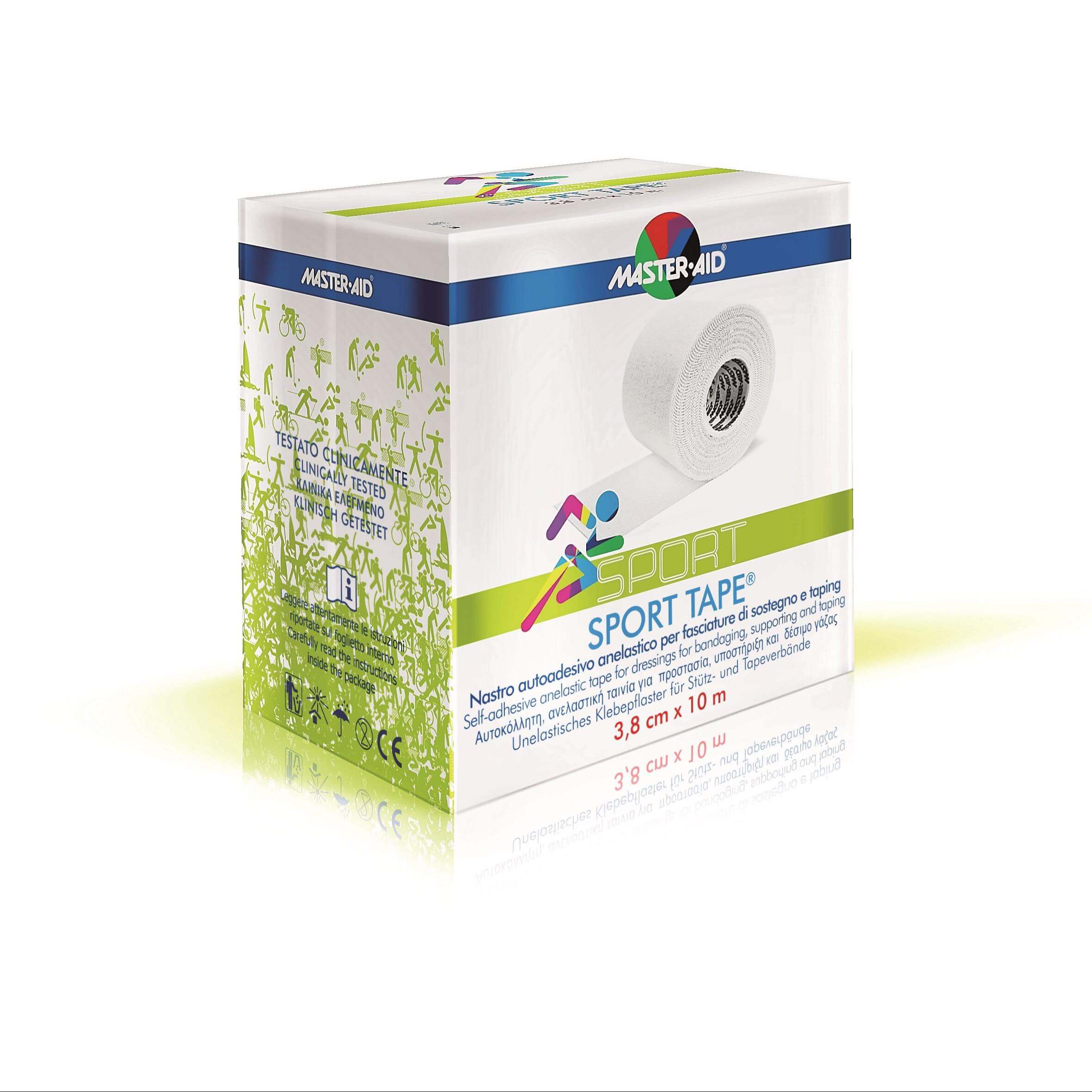 Master Aid Sport tape Αυτοκόλλητη Ανελαστική Ταινία 3,8×10