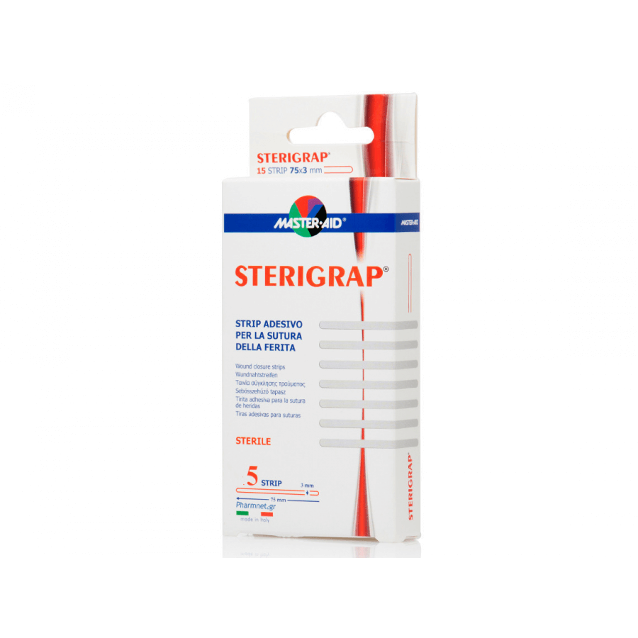 Master Aid Sterigrap Ταινία Σύγκλισης Τραυμάτων 5τεμ