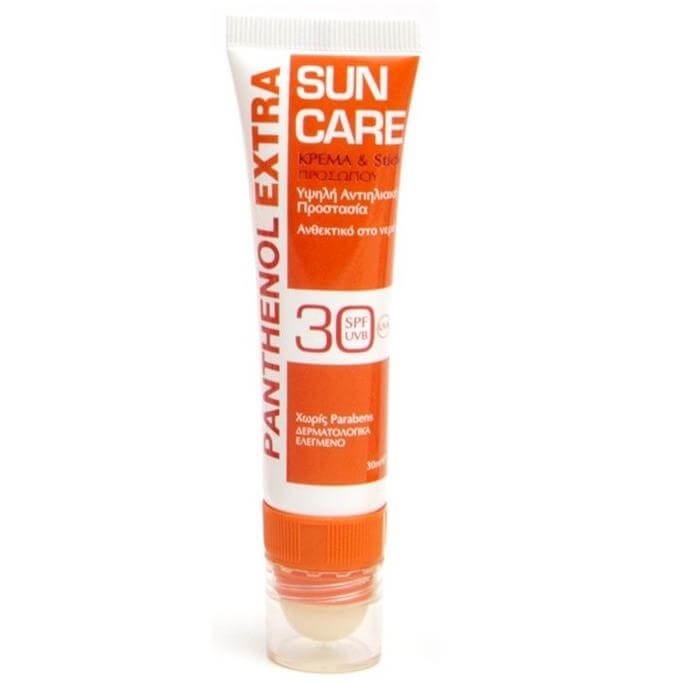Medisei Panthenol Extra Sun Care Face Cream & Stick Spf30, 30 ml