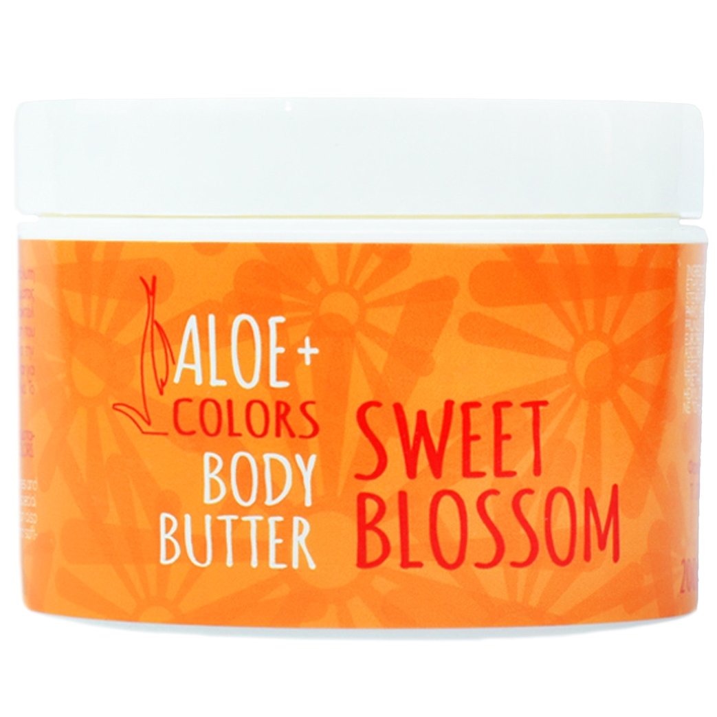Aloe+ Colors Sweet Blossom Body Butter Ενυδατικό, Θρεπτικό Βούτυρο Σώματος με Άρωμα Βανίλια & Πορτοκάλι 200ml