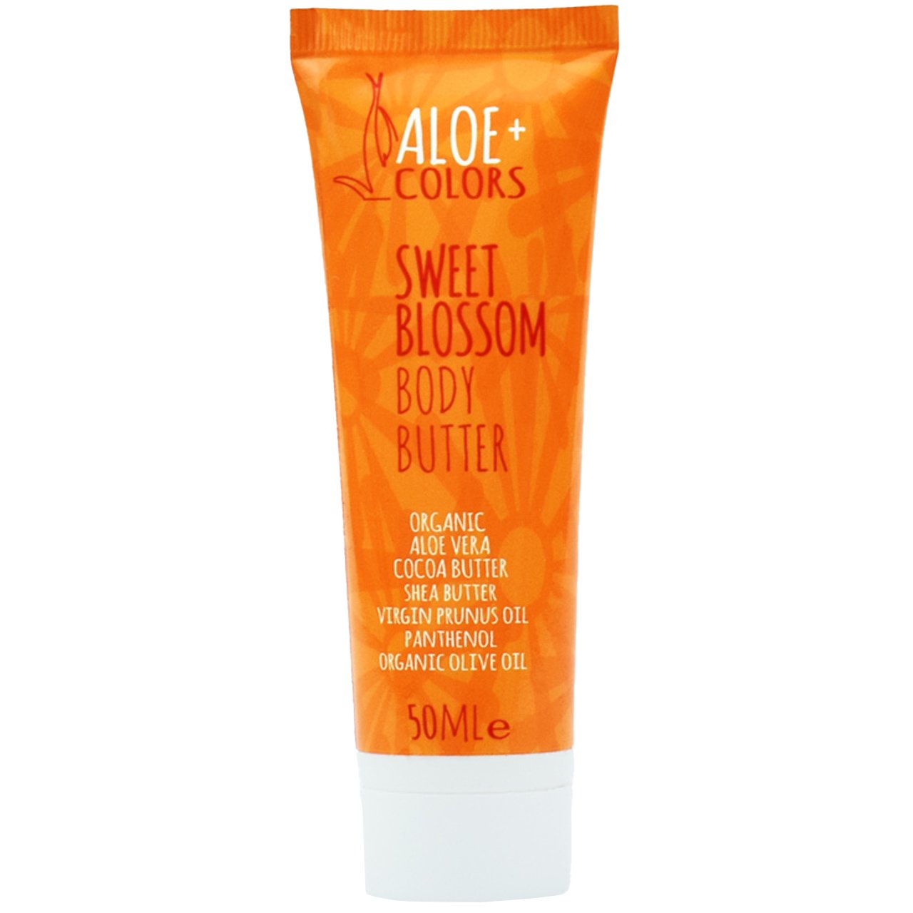 Aloe+ Colors Sweet Blossom Body Butter Ενυδατικό Βούτυρο Σώματος με Άρωμα Βανίλια, Πορτοκάλι 50ml