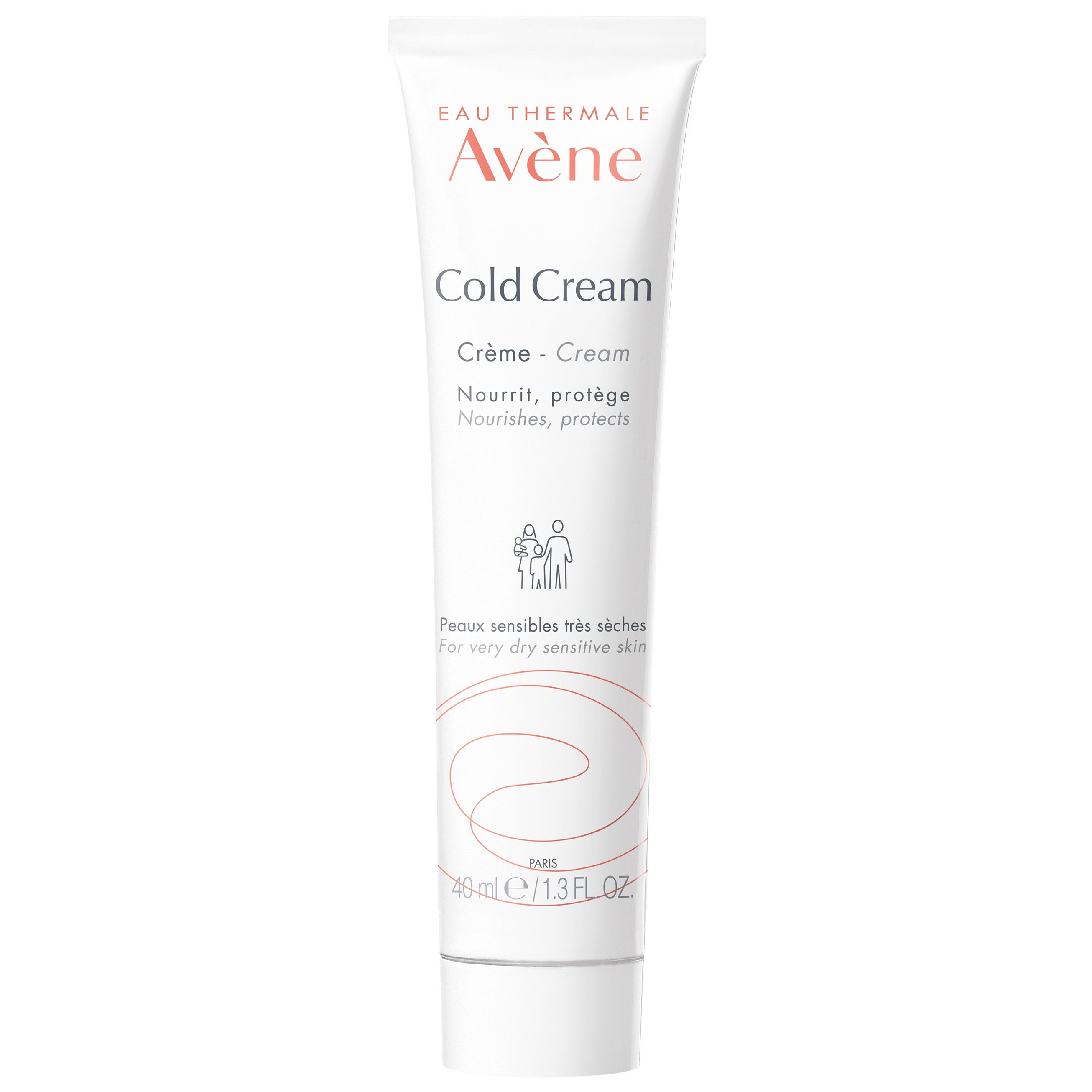 Avène Avene Cold Cream Θεραπευτική Προστατευτική Κρέμα Προσώπου για Βρέφη, Παιδιά & Ενήλικες 40ml