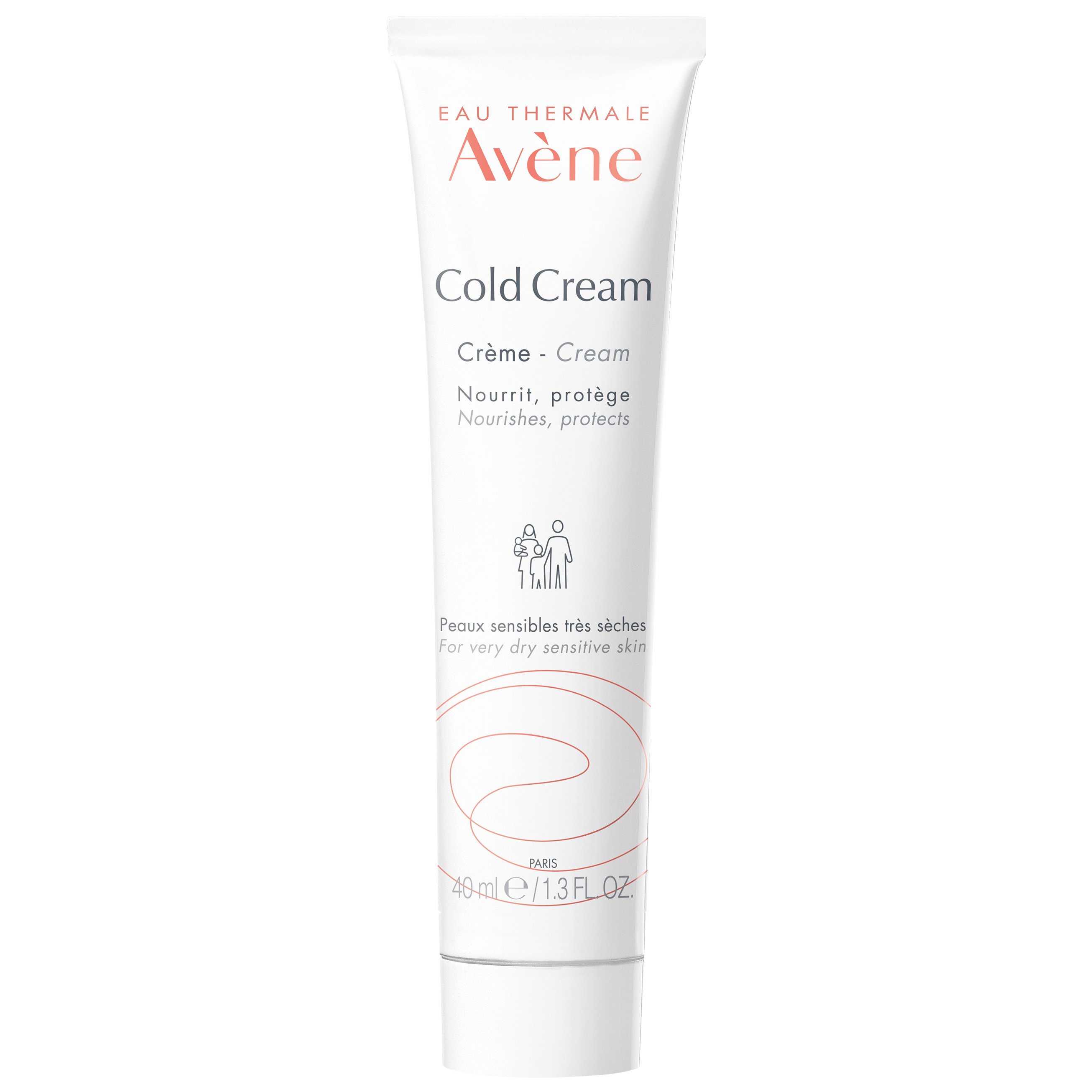 Avene Cold Cream Θεραπευτική Προστατευτική Κρέμα Προσώπου για Βρέφη, Παιδιά & Ενήλικες 40ml