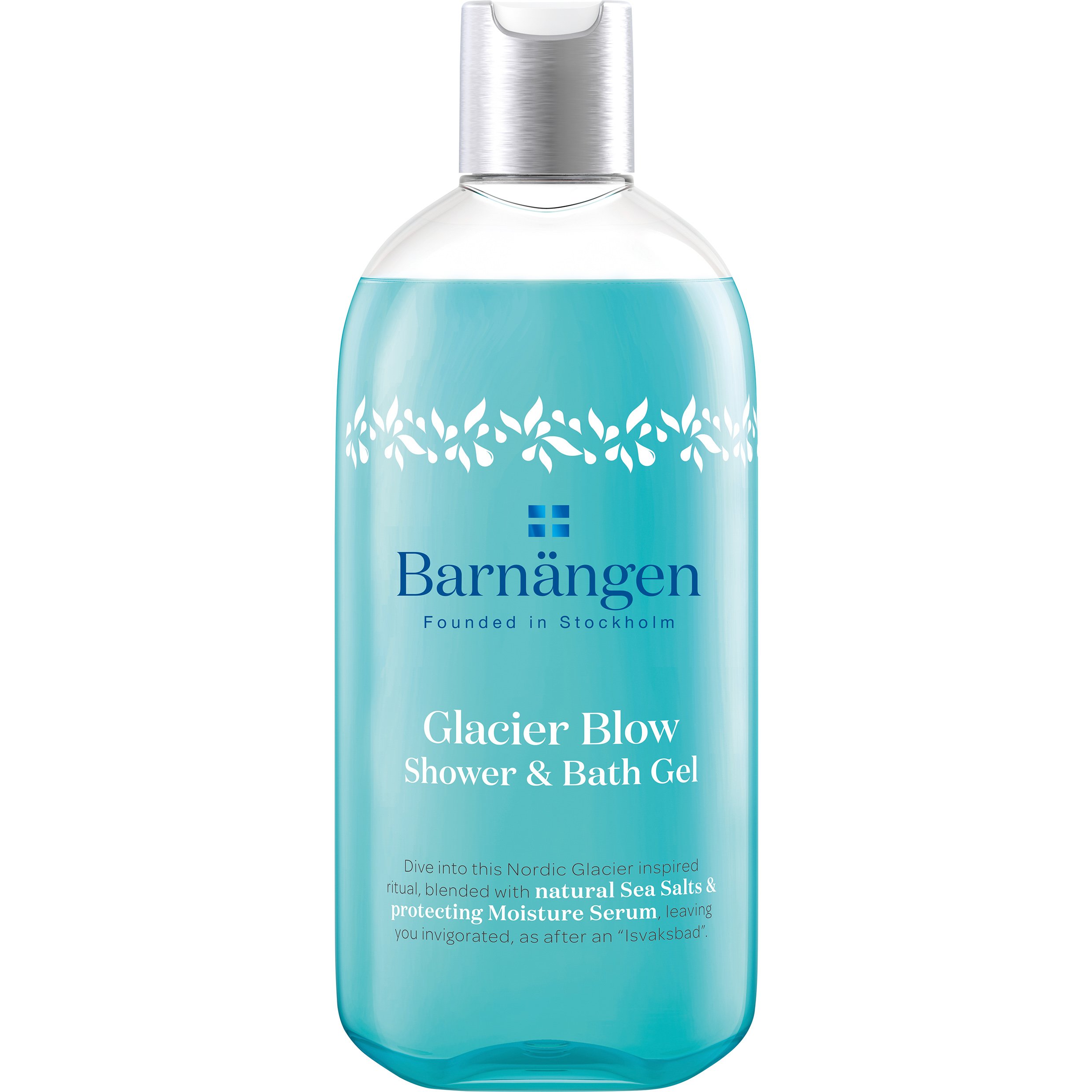 Barnangen Shower & Bath Gel Glacier Blow Αφροντούς με Φυσικά Άλατα Θαλάσσης σε Συνδυασμό με Ενυδατικό Ορό Προστασίας 400ml