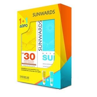 Synchroline Sunwards Face Cream Anti-Wrinkle Spf30 50 ml & ΔΩΡΟ SUNWARDS After Sun Face Cream, 50 ml
