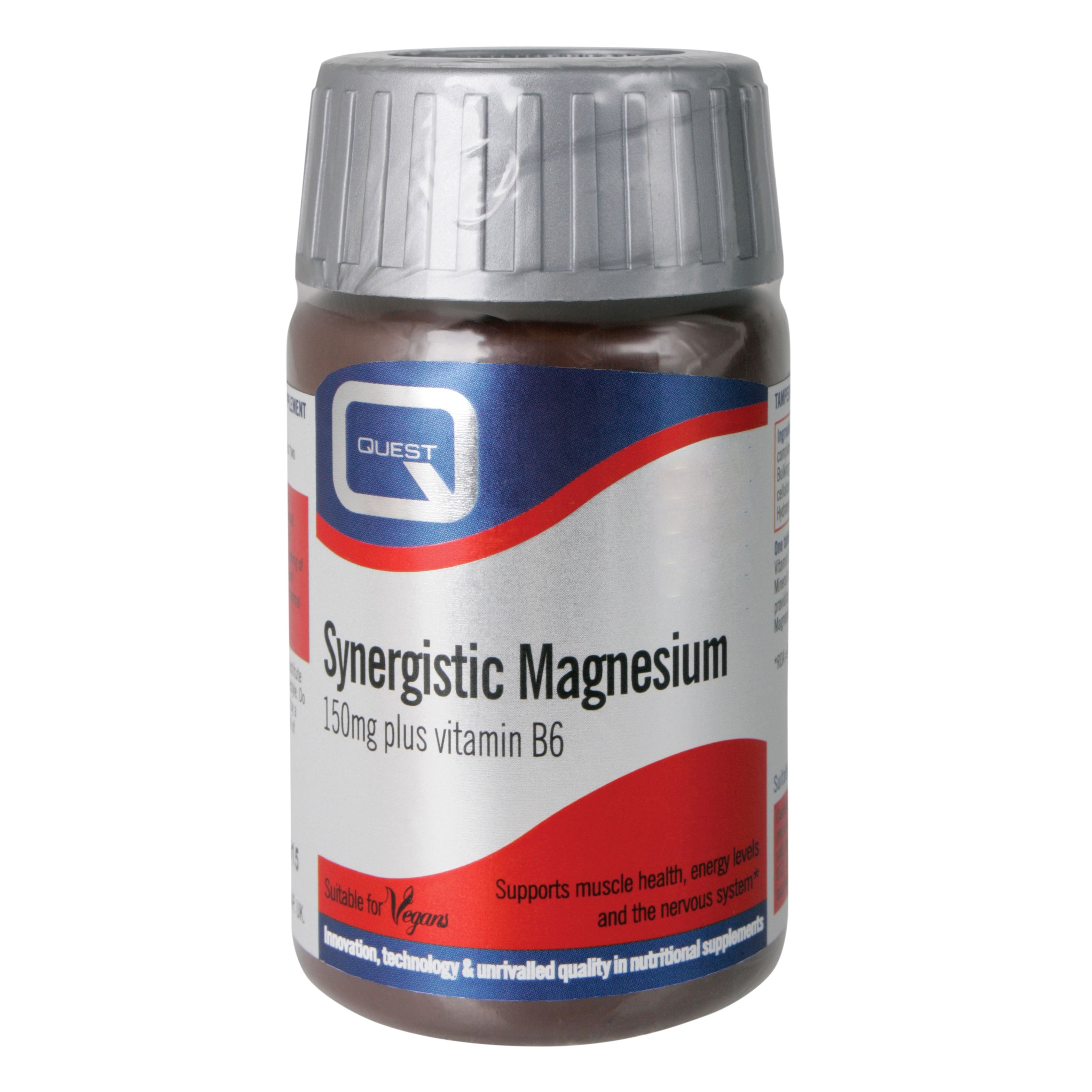 Quest Synergistic Magnesium Μαγνήσιο και Βιταμίνη Β6 90Tabs