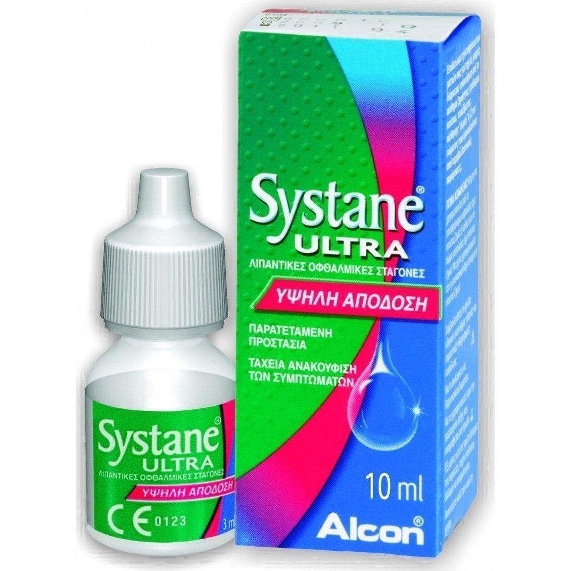 Alcon Systane Ultra Λιπαντικές Οφθαλμικές Σταγόνες Υψηλής Απόδοσης 10ml
