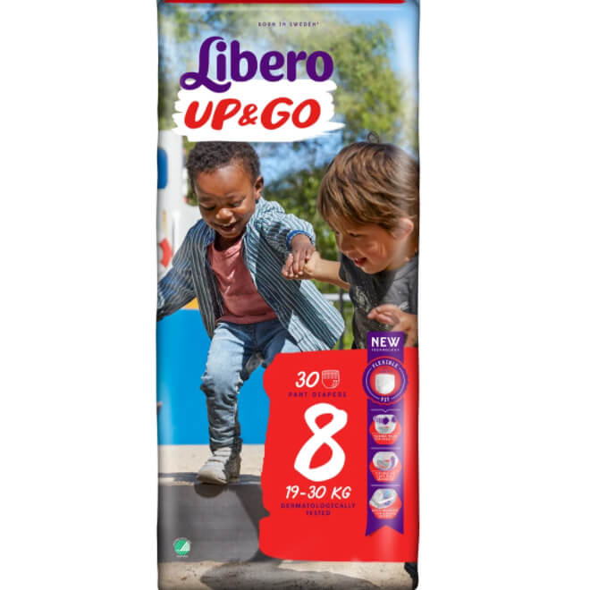 Libero Up&Go No8 (19-30kg), 30 πάνες