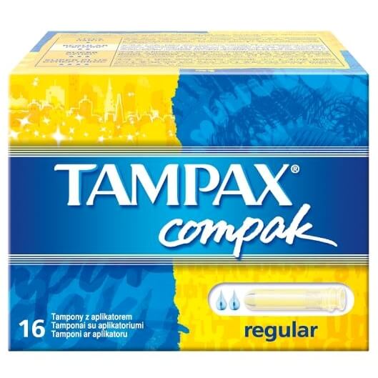 Tampax Compak Pearl Regular 16 τεμάχια