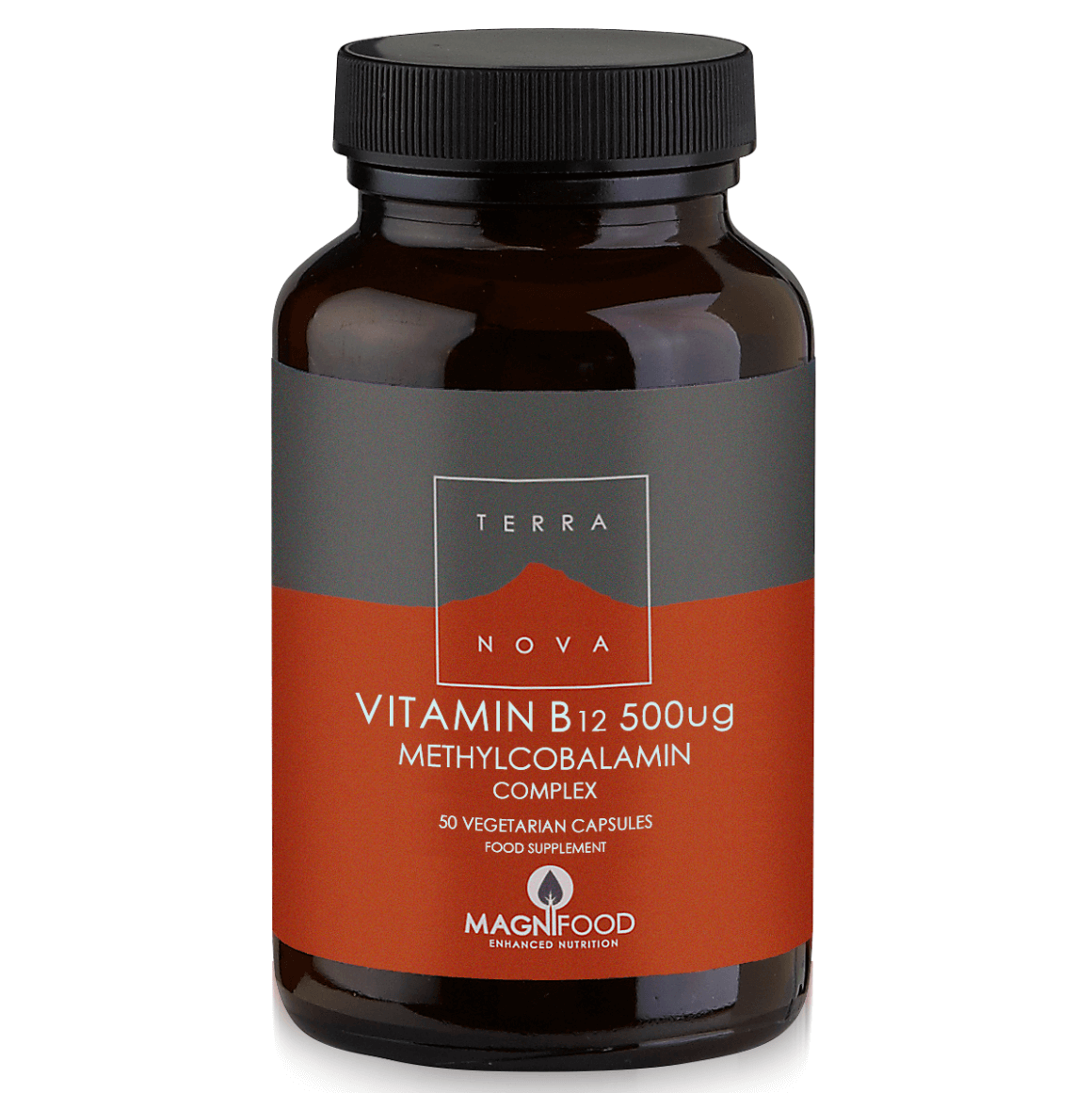 Bionat Terranova Vitamin Β12 500mg Complex Μοναδική Σύνθεση Βιταμίνης Β12 για Μέγιστη Απορρόφηση 50Caps