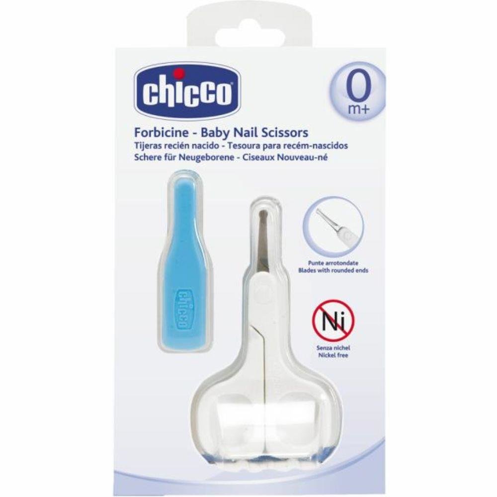 Ψαλιδάκι Ασφαλείας με Θήκη Σιέλ 0591220- Chicco,Ιδανικό για το Κόψιμο Νυχιών Πολύ Μικρών Παιδιών. με Στρογγυλοποιημένες Άκρες γι