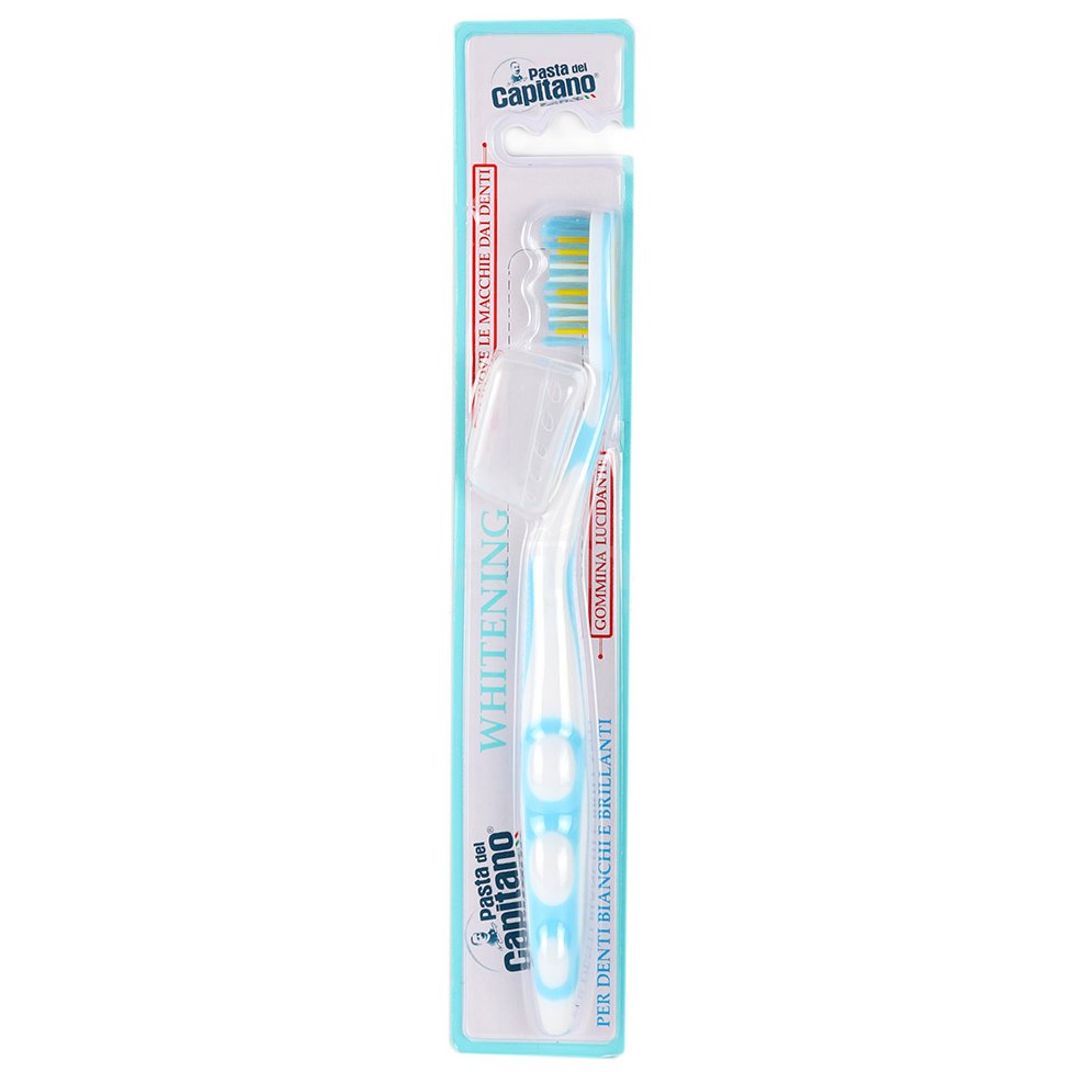Pasta del Capitano Whitening Medium Οδοντόβουρτσα Μέτρια σε Τυχαία Επιλογή Χρώματος 1 Τεμάχιο