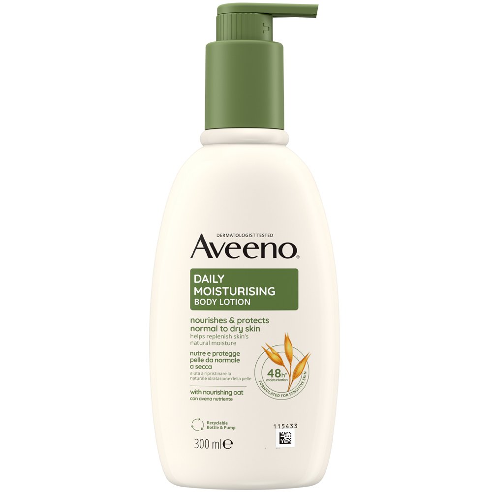 Aveeno Aveeno Daily Moisturising Body Lotion With Oat Ενυδατικό Γαλάκτωμα Σώματος με Βρώμη 300ml