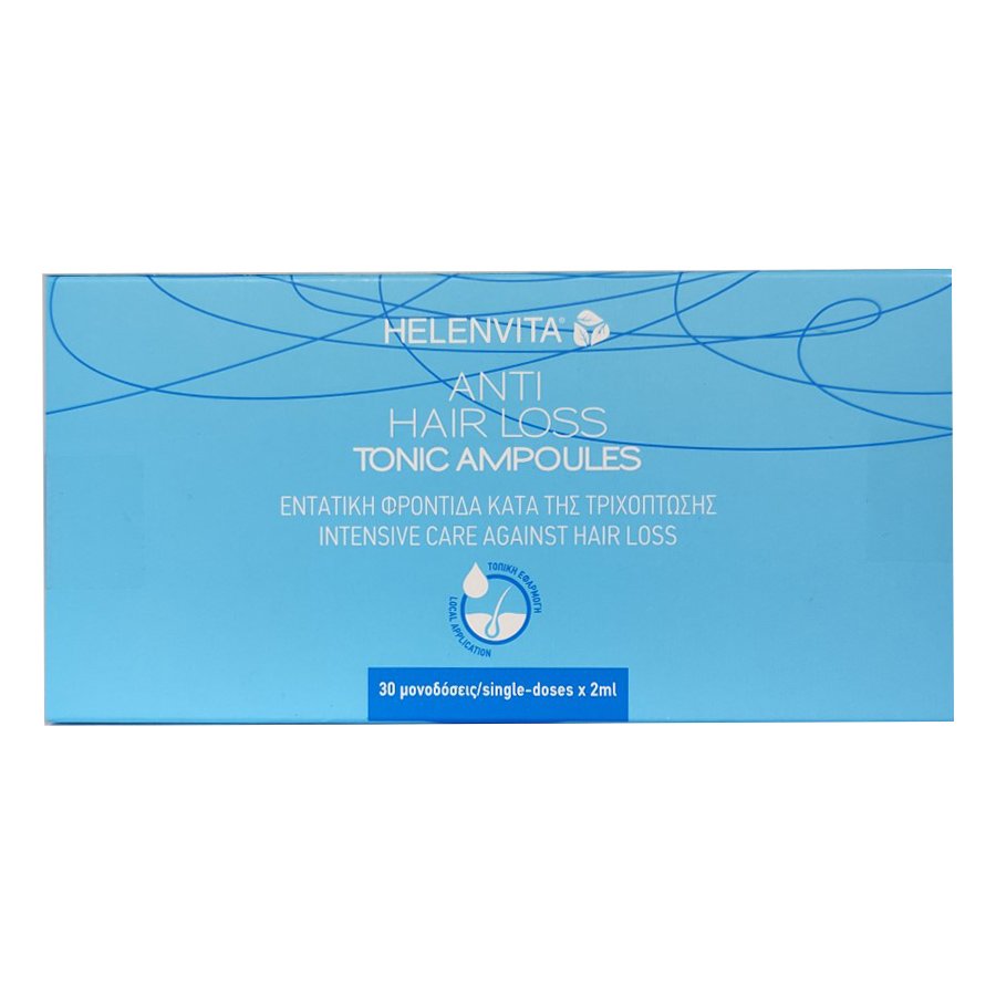 Helenvita Anti Hair Loss Tonic Ampoules Εντατική Φροντίδα Κατά της Τριχόπτωσης σε Αμπούλες 30x2ml