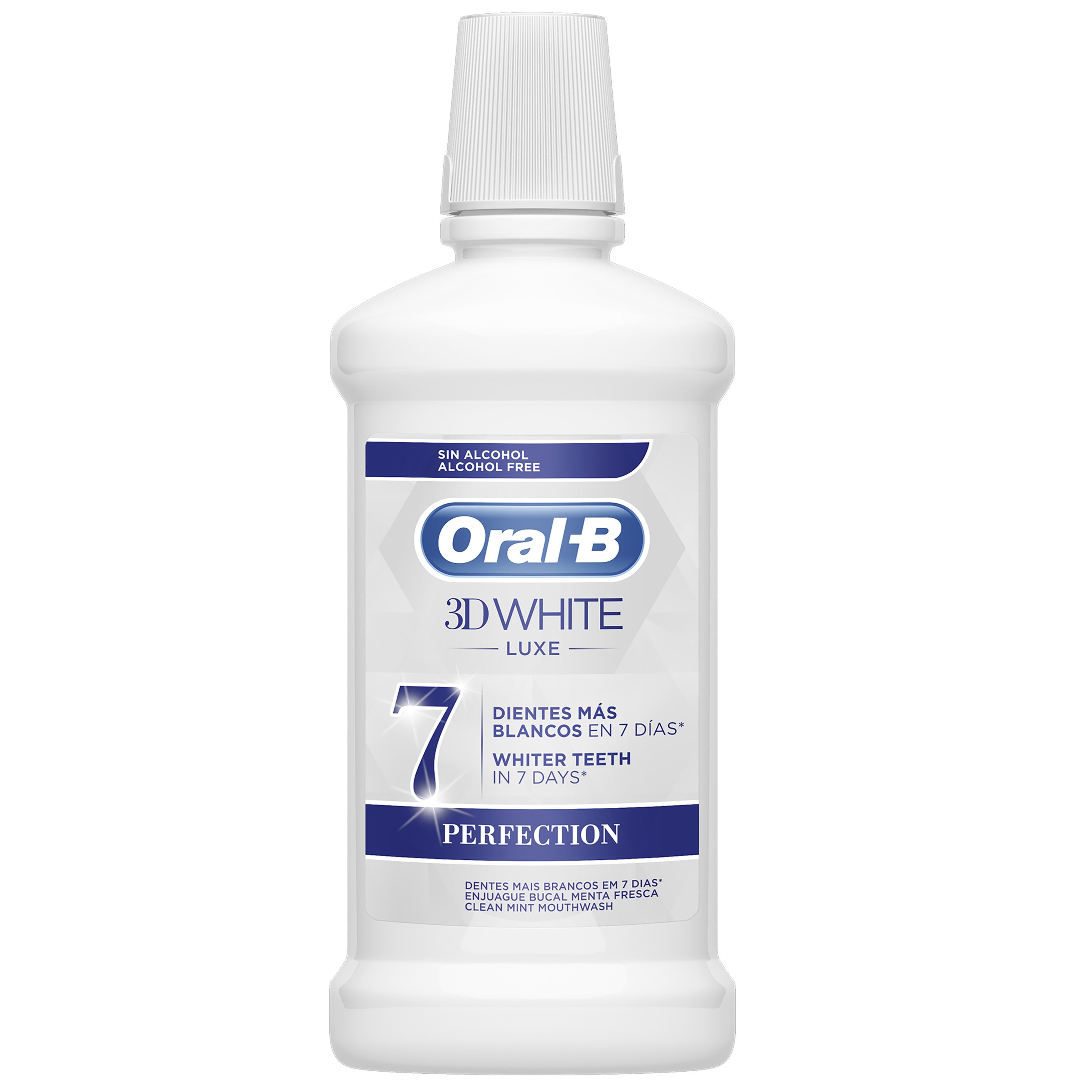 3D White Luxe 500ml – Oral-B,Στοματικό Διάλυμα για πιο Λευκά Δόντια με Άρωμα Μέντας