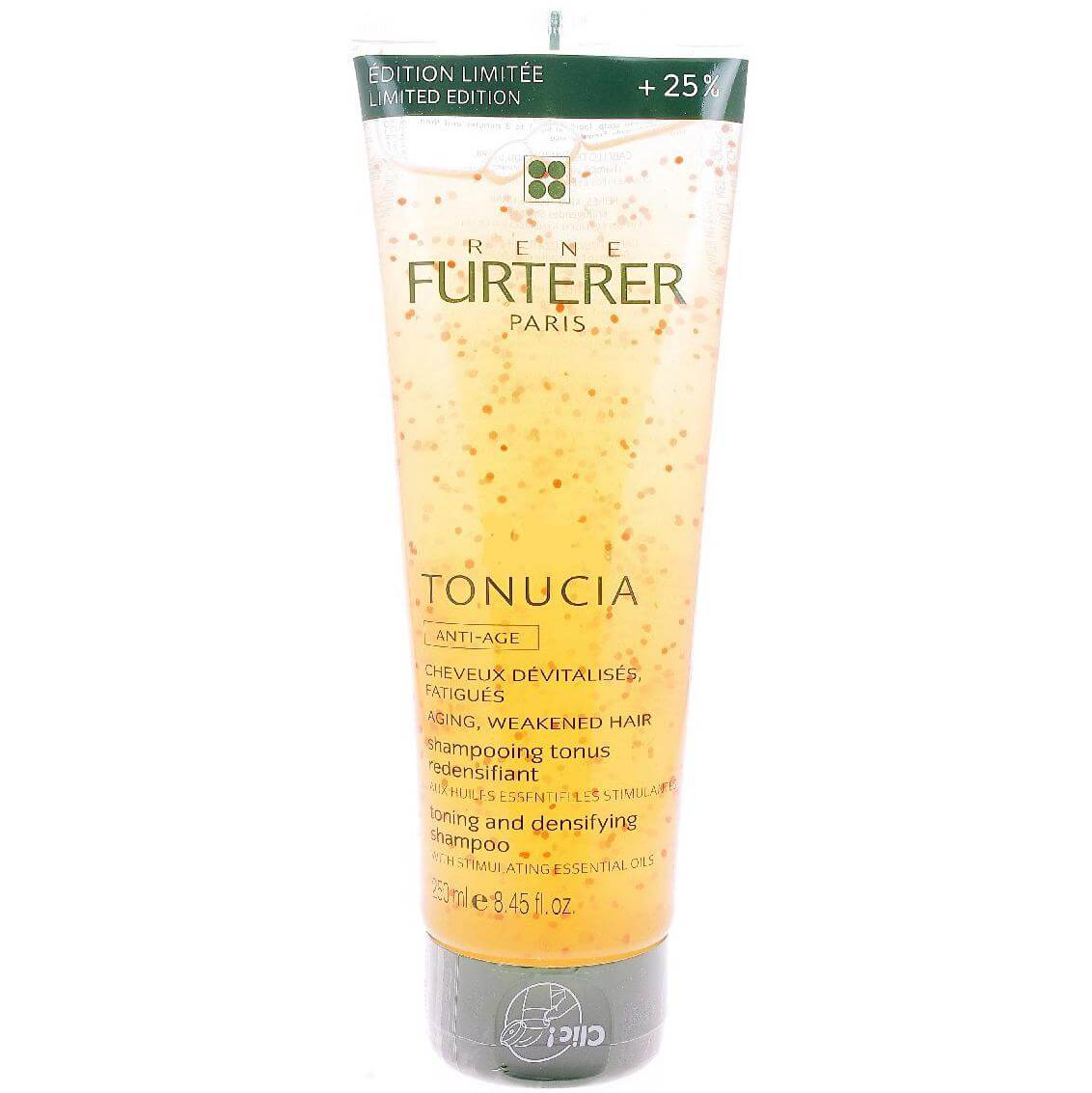 Rene Furterer Tonucia Shampooing Tonus Redensifiant Σαμπουάν για Κουρασμένα, Άτονα Μαλλιά 25% Offerts Limited Edition 250ml