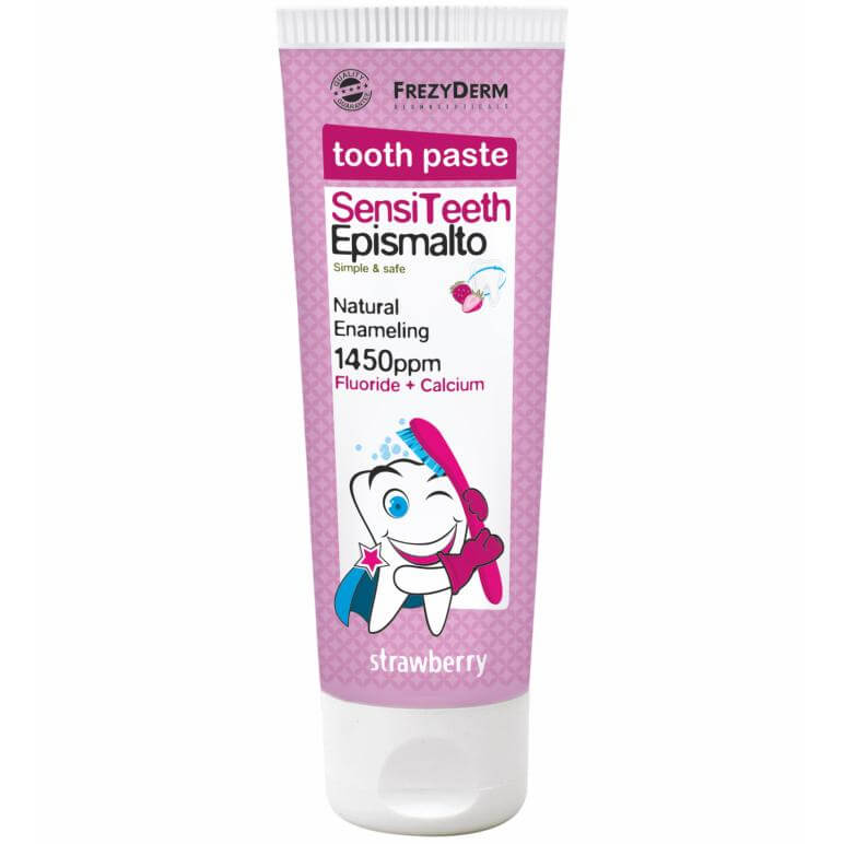 Frezyderm SensiTeeth Epismalto Tooth Paste 1.450ppm Οδοντόκρεμα που Ενισχύει το Σμάλτο των Δοντιών για Παιδιά Από 6 Ετών 50ml