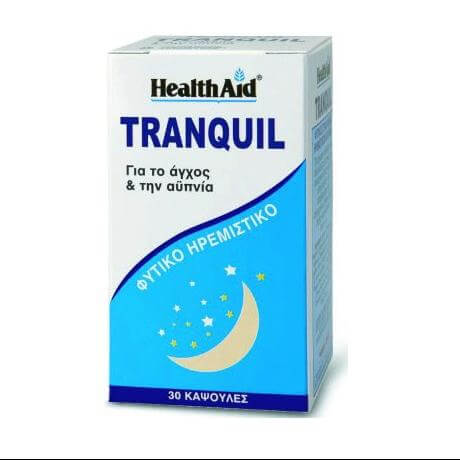 Health Aid Tranquil Φυτικός Ηρεμιστικός Συνδυασμός 30 Κάψουλες