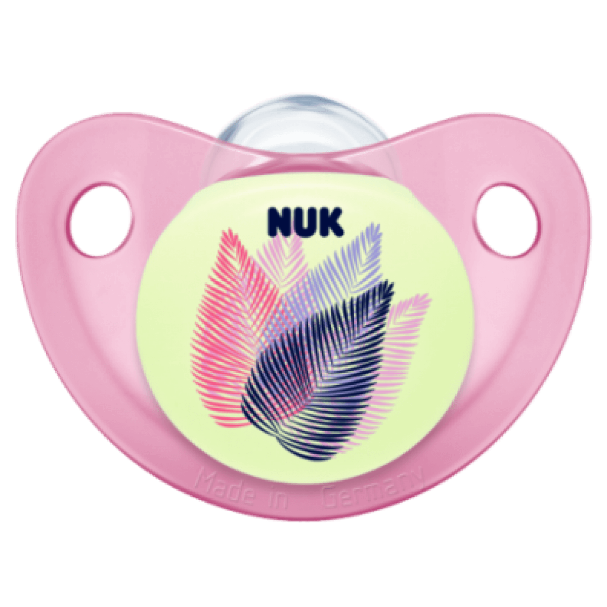 Nuk Trendline Night & Day Πιπίλα Σιλικόνης Χωρίς Κρίκο BPA Free – Μέγεθος 1 (0-6 μηνών)