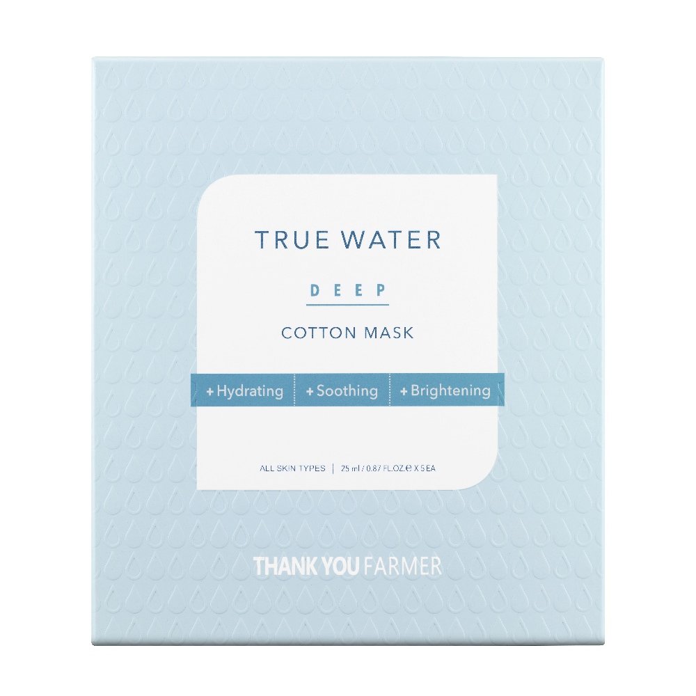 Thank You Farmer Thank You Farmer True Water Deep Cotton Mask Μάσκα Προσώπου Βαθιάς Ενυδάτωσης 25ml