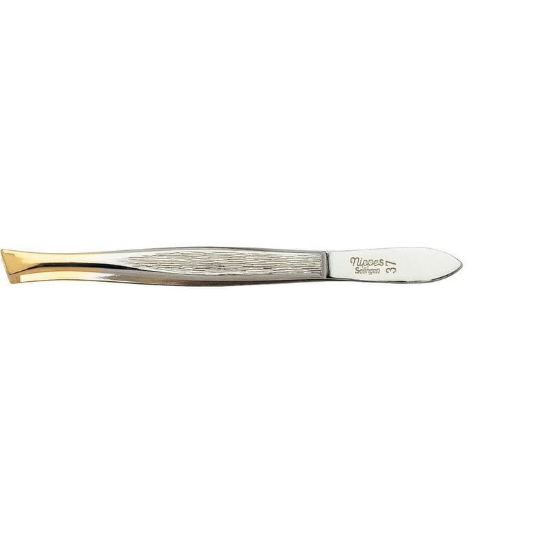 Nippes Solingen Τσιμπιδάκι Φρυδιών Πλάγιο Χρυσωμένο (37SGP) 1τμχ