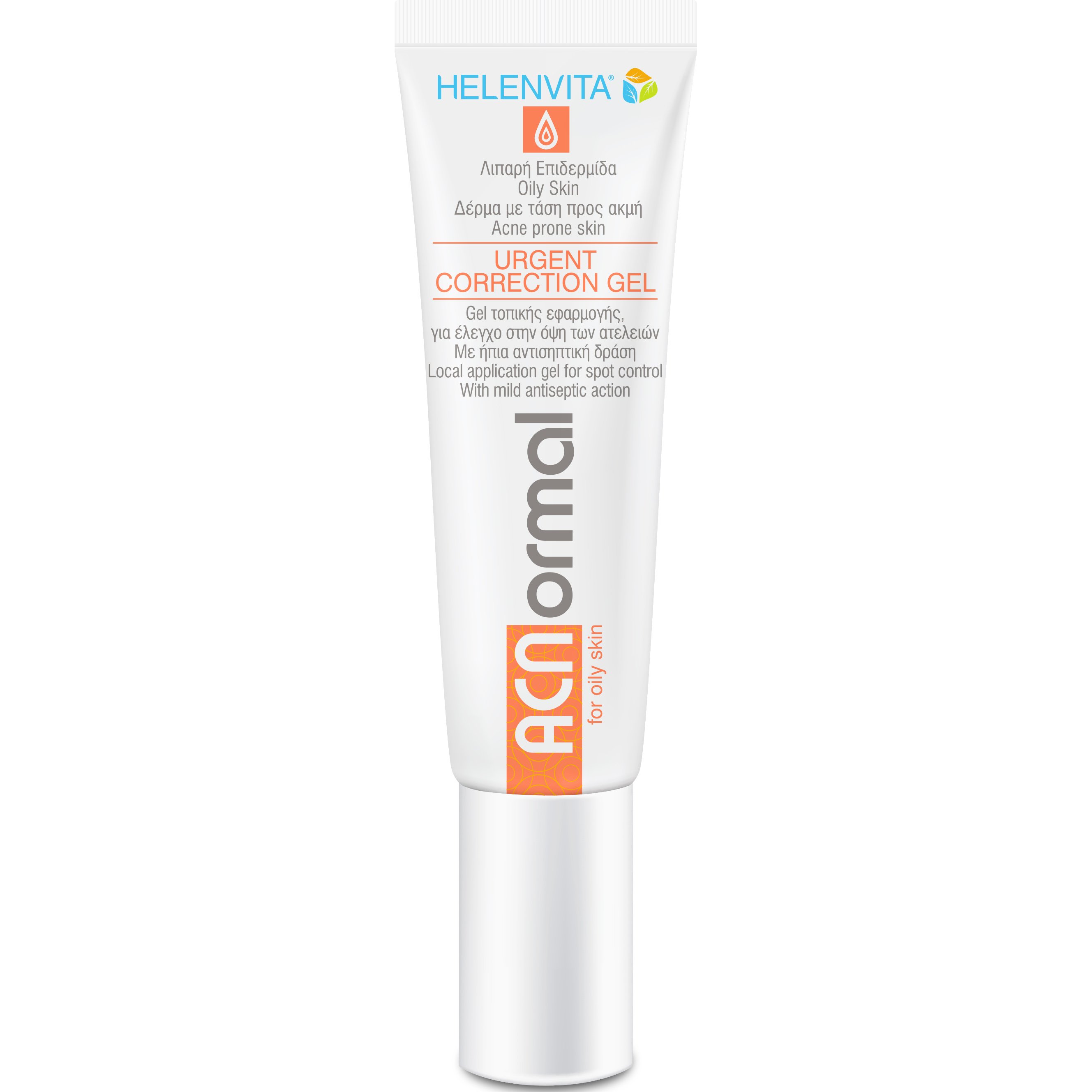 ΦΑΡΜΕΞ Helenvita ACNormal Urgent Correction Gel For Oily Skin Gel Προσώπου Τοπικής Εφαρμογής Ενάντια στις Ατέλειες 15ml