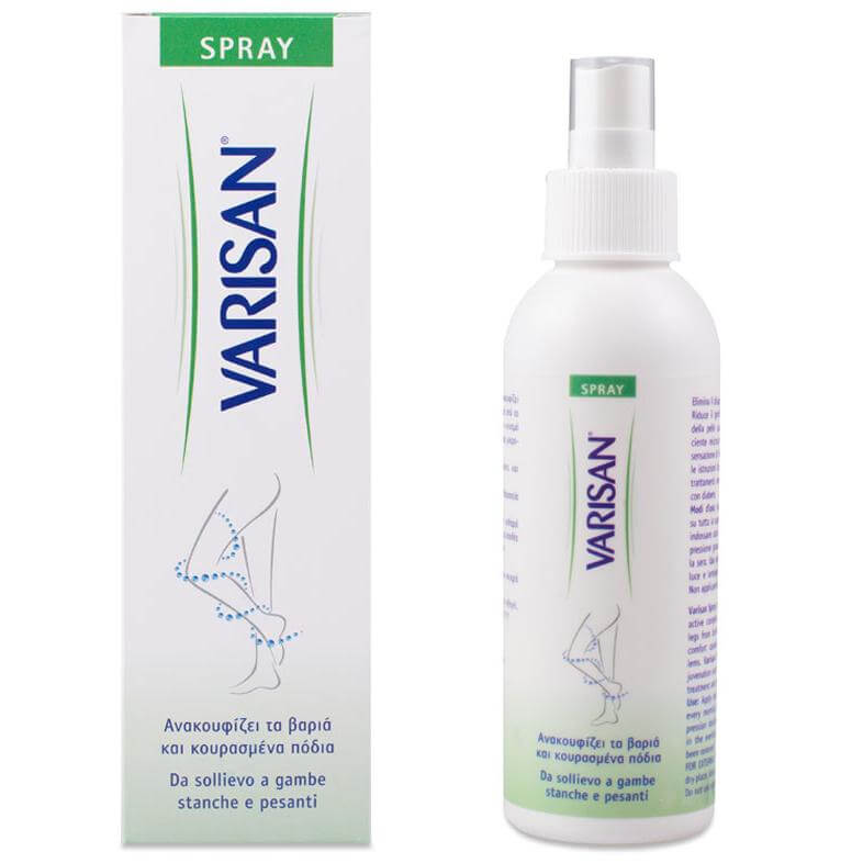 Vican Varisan Spray Ανακουφίζει Αποδεδειγμένα τα Βαριά & Κουρασμένα Πόδια από το Πρήξιμο, τη Δυσφορία & τον Κνησμό 150ml