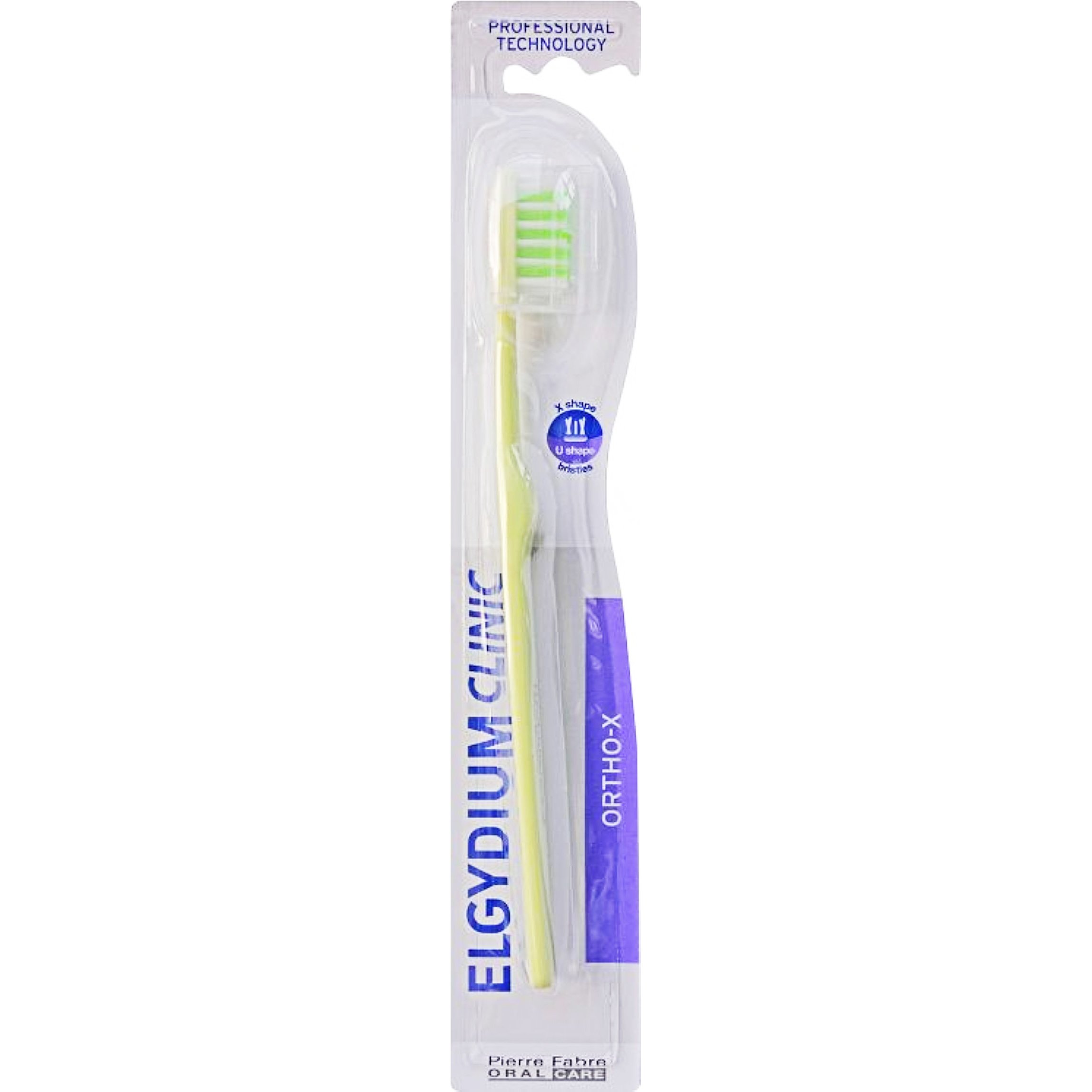 Elgudium Clinic Ortho-X Οδοντόβουρτσα Ιδανική για Ορθοδοντικά Στηρίγματα 1 Τεμάχιο
