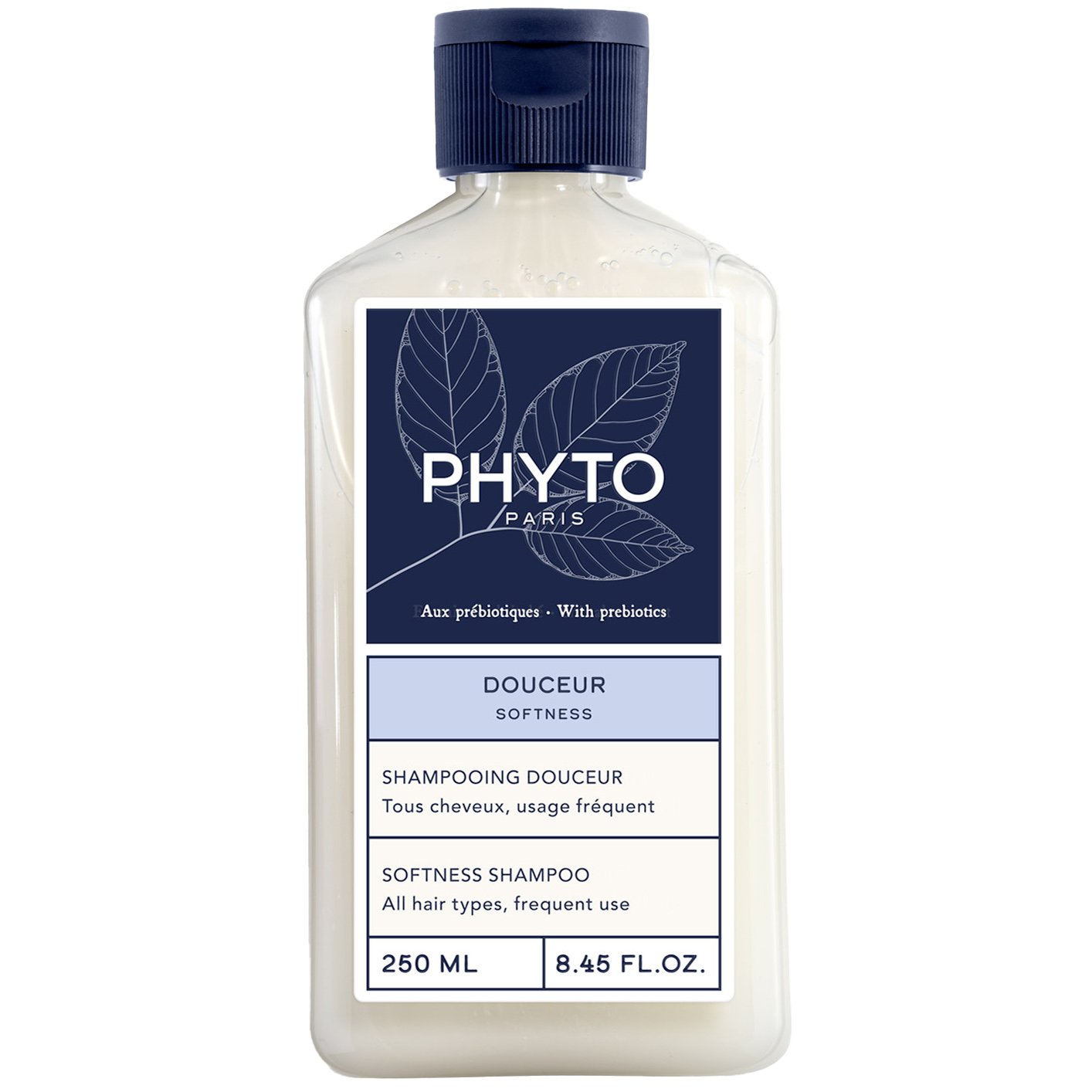Phyto Paris Phyto Douceur Softness Shampoo for All Hair Types Σαμπουάν Καθημερινής Χρήσης για Απαλά & Λαμπερά Μαλλιά, Κατάλληλο για Όλη την Οικογένεια 250ml