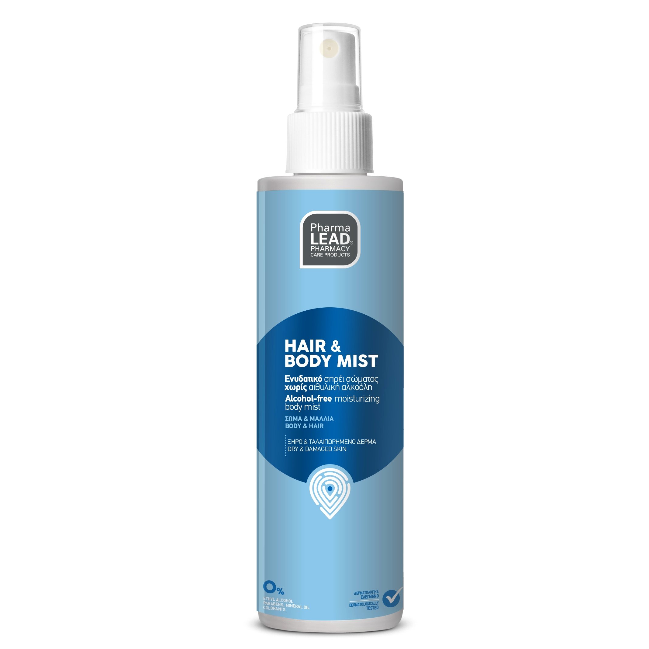 Pharmalead Hair & Body Moisturizing Mist Ενυδατικό Mist για Σώμα & Μαλλιά, Κατάλληλο για Ξηρό, Ταλαιπωρημένο Δέρμα 100ml