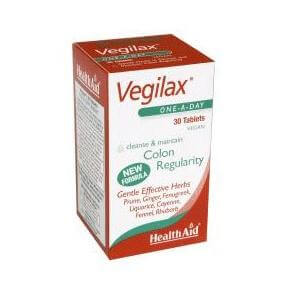 Health Aid Vegilax Καθαρό Έντερο 30 Tablets