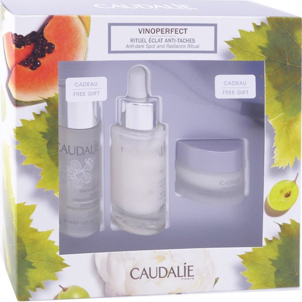 Caudalie Promo Vinoperfect Serum Eclat 30ml & Concentrated Brightening Eclat 50ml & Dark Spot Correcting Night Cream 15ml