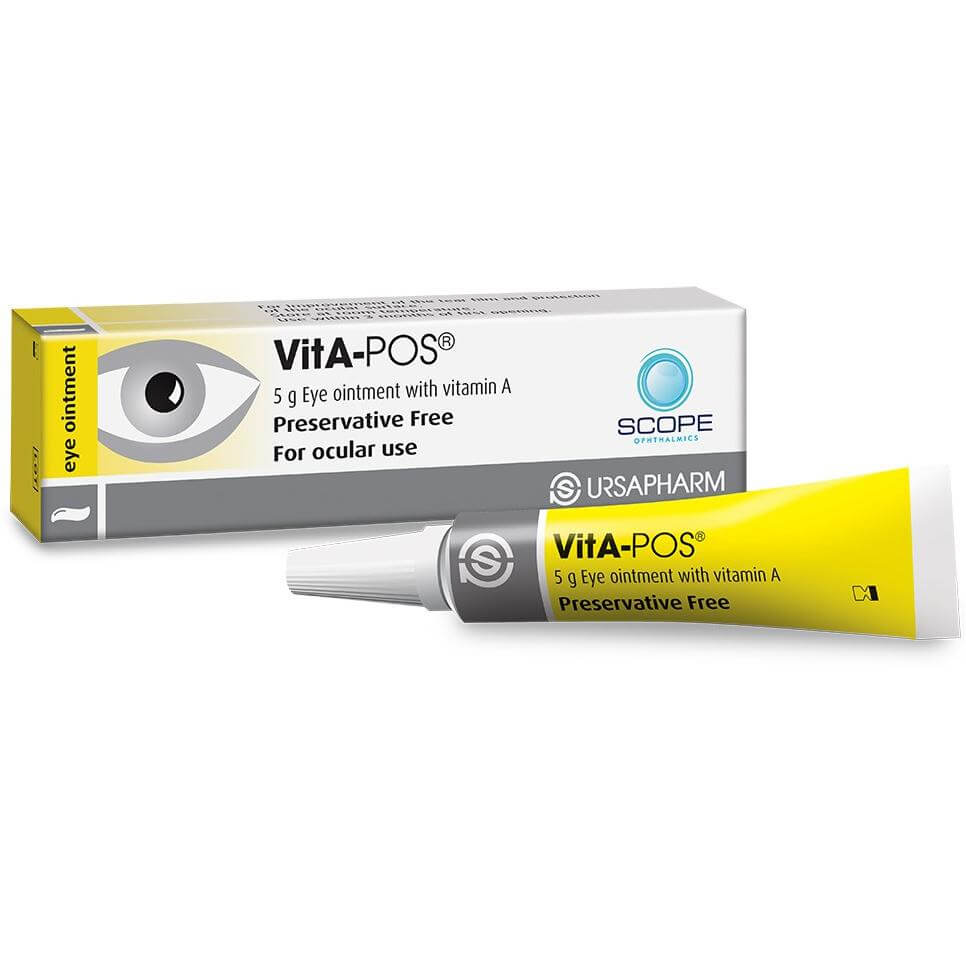Ursapharm Vita-pos Eye Ointment Οφθαλμική Αλοιφή με Βιταμίνη Α 5gr