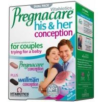 Vitabiotics Pregnacare His & Her Συμπλήρωμα Διατροφής Για Την Αναπαραγωγική Υγεία 30tabs & 30tabs