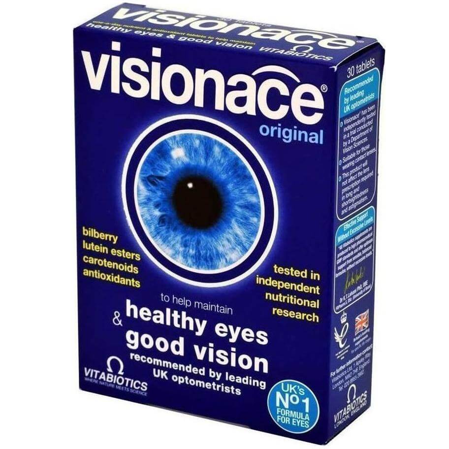 Vitabiotics Visionace Ωφέλιμη Δράση Στην Υγεία των Ματιών 30caps