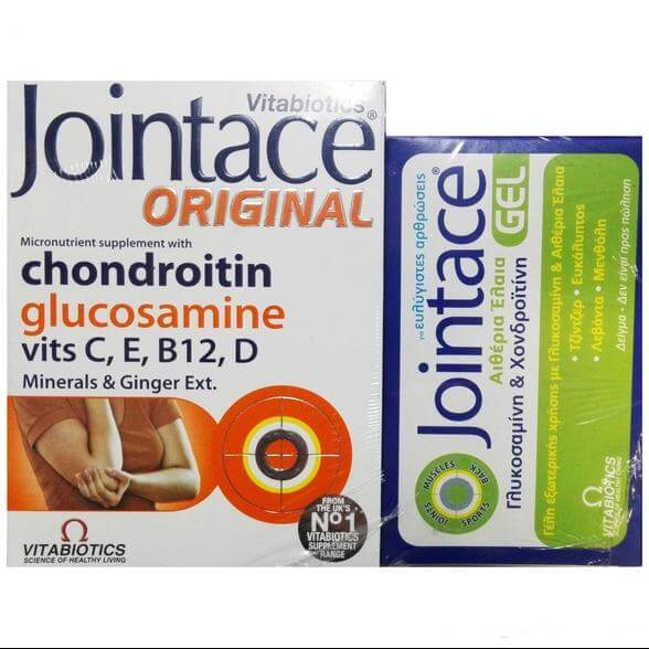 Vitabiotics Jointace Original Υποστήριξη των Αρθρώσεων 30 tabs & ΔΩΡΟ Δείγμα Jointace Gel