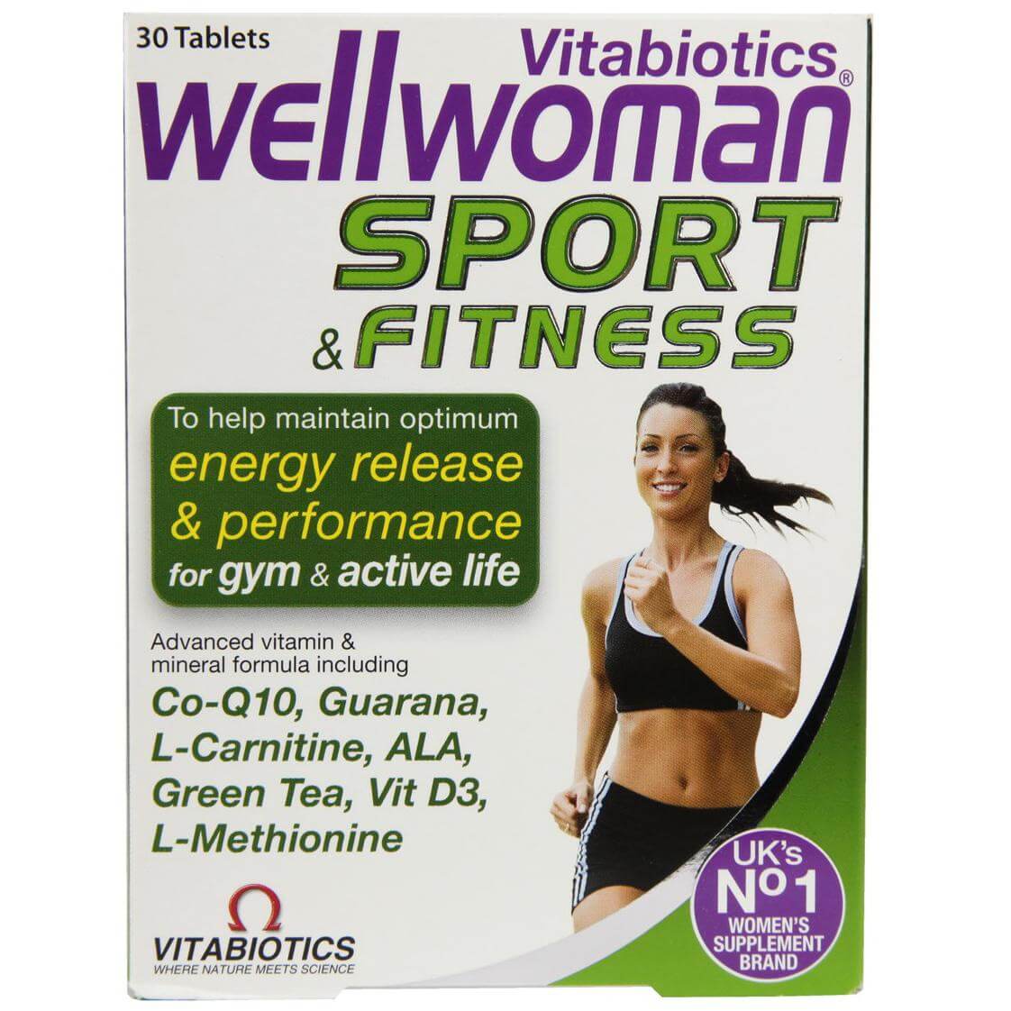 Vitabiotics Wellwoman Sport & Fitness Συμπλήρωμα Διατροφής Ειδικά Σχεδιασμένο για Γυναίκες που Αθλούνται 30tabs